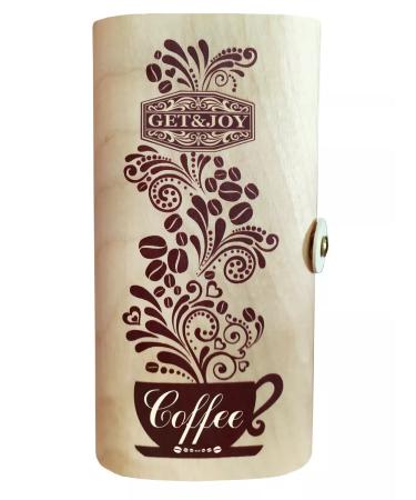 GET&JOY Ground coffee in a wooden tube Brazil 100 g - Buy Online on GoSupps.com
