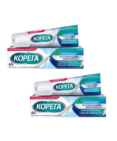 Korega Cream for dentures 40g. - 2 pcs