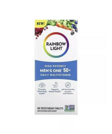 Rainbow Light Men One 50+ Daily multivitamins 60 tablets