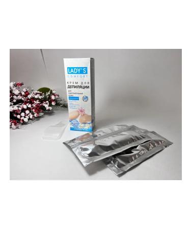 LADY'S Cream for depilation of the bikini zone for sensitive skin 4 pcs - Buy Online on GoSupps.com