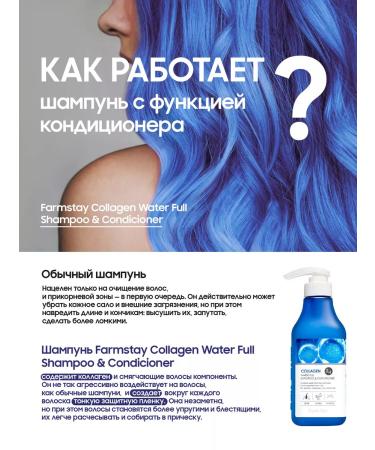 Farm Stay Korean hair shampoo with collagen - Buy Online on GoSupps.com