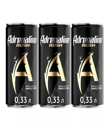 Adrenaline Rush Energy drink 12 pcs x 330 ml - Buy Online on GoSupps.com