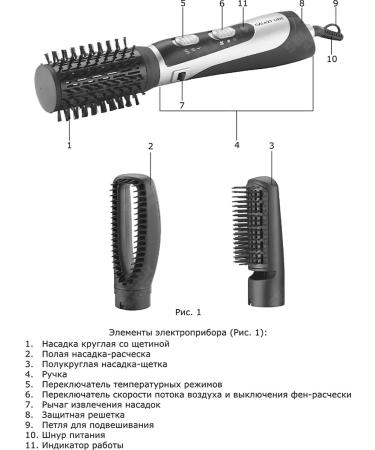 Galaxy Fenglassch hair for hair styling with GL4411 +Gift - Buy Online on GoSupps.com