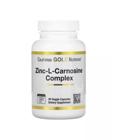 California Gold Nutrition CGN zinc-L-carnosine complex 90 capsules