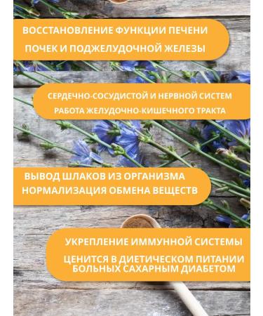 RUSSIAN CHICORY Chicoria natural granular 150g - Buy Online on GoSupps.com