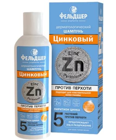 PARAMEDIC Dermatological shampoo against dandruffs of zinc 180 ml