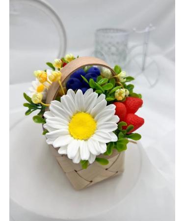 Malva Soap Figure handmade soap "Bulf with daisies" - Buy Online on GoSupps.com