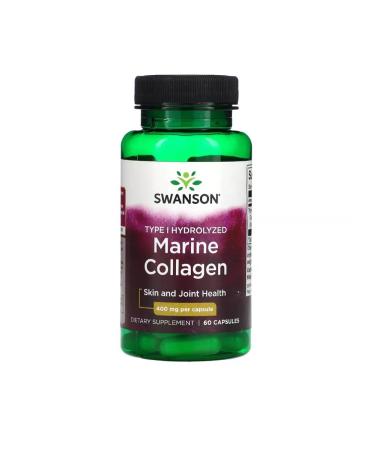 Swanson Sea collagen 400 mg 60 capsules