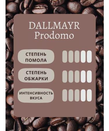 dallmayr Coffee ground Dalmar PRODOMO 2pcs x 500g - Buy Online on GoSupps.com