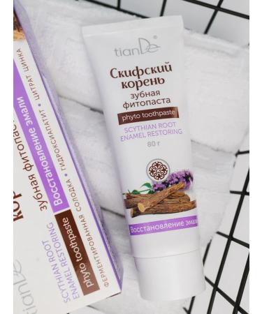 tianDe Dental phytopasta to restore enamel "Scythian root" - Buy Online on GoSupps.com