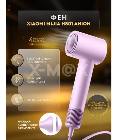 MIJIA Professional hairdryer with Xiaomi ionization