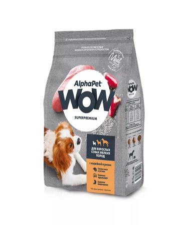 AlphaPet Wow feed for dogs of small breeds turkey and rice 7kg - Buy Online on GoSupps.com