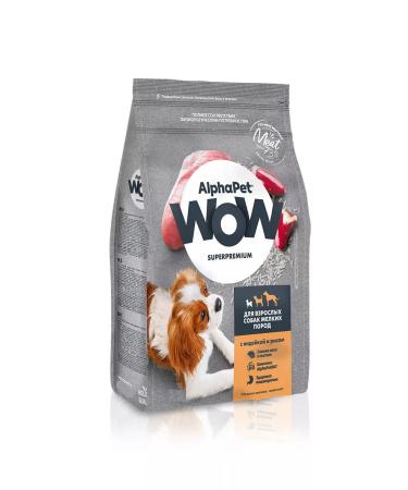 AlphaPet Wow feed for dogs of small breeds turkey and rice 7kg - Buy Online on GoSupps.com