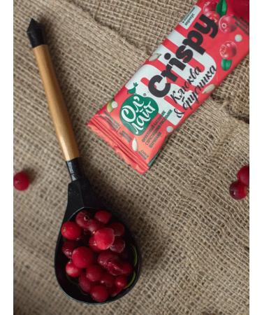 All'Light Crispy fruit Baton Ollate Cranberry & Brusnik - Buy Online on GoSupps.com