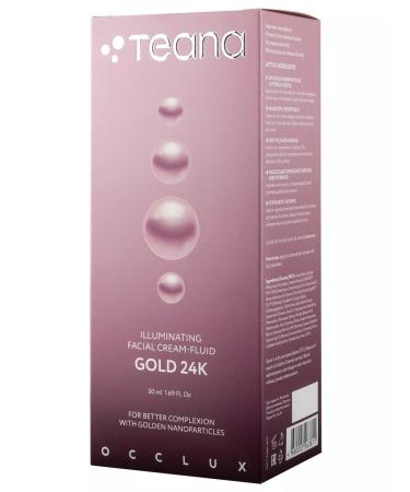 TEANA Moisturizing face with Gold24 50ml gold nanoparticles - Buy Online on GoSupps.com