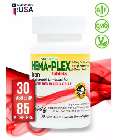 Nature's Plus IMA-PLEX Iron iron 30 tablets