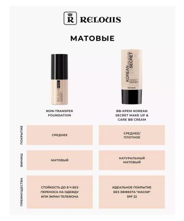 RELOUIS Tonal fluid cream with a satin finish Paradiso tone 01 - Buy Online on GoSupps.com