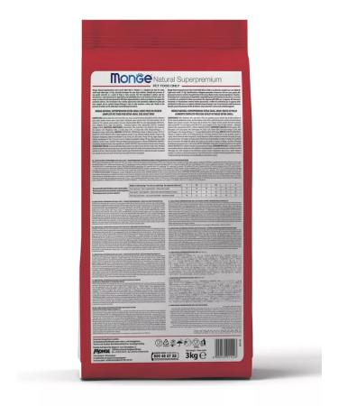 MONGE Mini Adult food for dogs of small breeds with chicken 3 kg - Buy Online on GoSupps.com