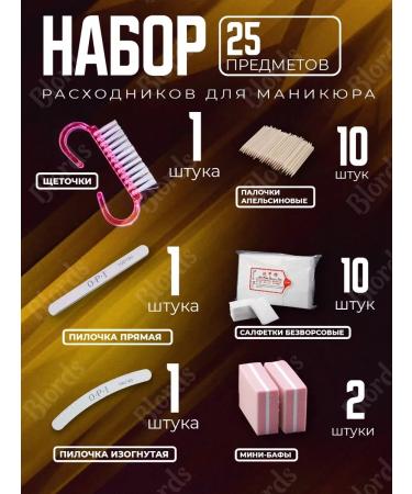 B lords Manicure set of consumables