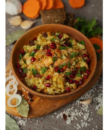7 miles Ready food on the road pilaf with chicken 2 units. 250 g - Buy Online on GoSupps.com