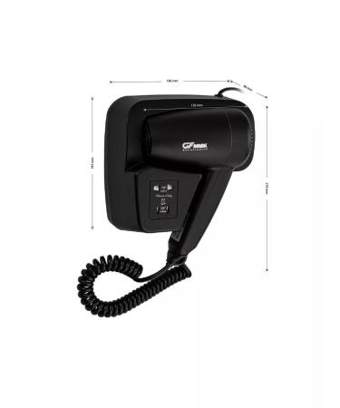 Gfmark Hair hair dryer 6813 black with a holder 1200W - Buy Online on GoSupps.com