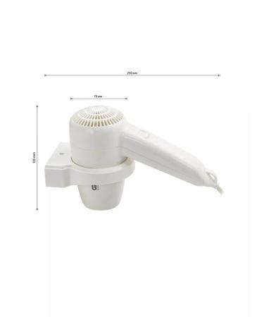 Gfmark Hair hair dryer 6821 White with a holder 1300W - Buy Online on GoSupps.com