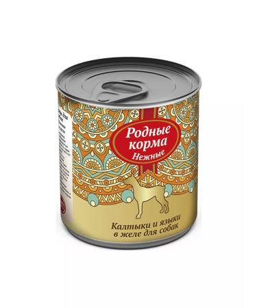 Native feeds Canned goods Tender Kaltyki and Dog tongues 240g
