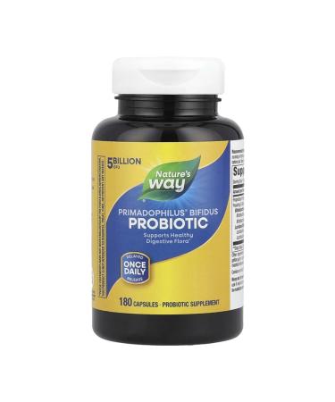 Nature's Way Primadophilus bifidus a mixture of probiotics 180 capsules