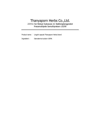 Thanyaporn Lynchi Reishi capsules 100 pcs - Buy Online on GoSupps.com