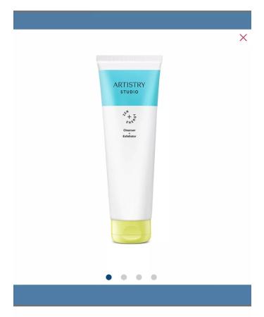 Amway Washing gel with exfoliating particles