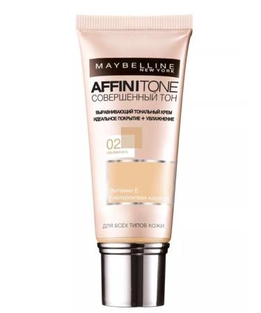 Maybelline New York Affiniton Facial Tonal Facial Cream 02