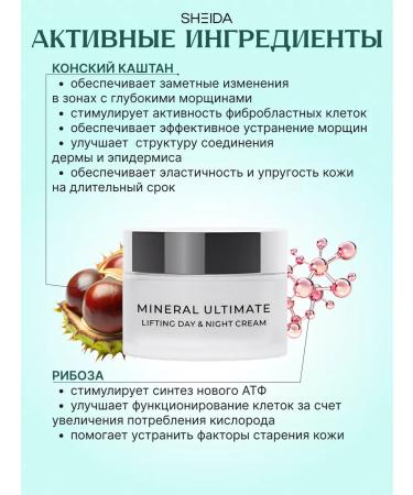 SHEIDA Lifting cream and anti -aging day and night - Buy Online on GoSupps.com