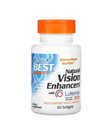 Doctor's Best Luthein for vision 20 mg 60 capsules