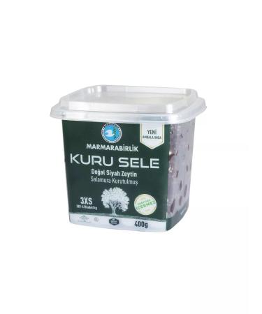 MARMARABIRLIK Slocked olives series Kuru Sele Calibration 3XS 400 gr. - Buy Online on GoSupps.com