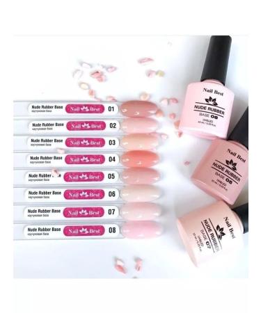 Nail Best Camouflage base for nails Nude Rubber 01 pink 30g - Buy Online on GoSupps.com