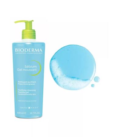 GTM BioDERMA SEBIUM GEL MOOSSANT 500 ml washing