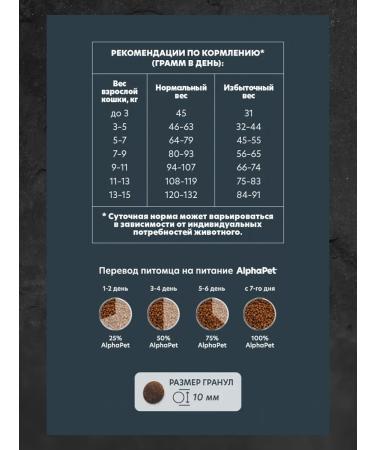 AlphaPet Dry food for sterile. cats with chicken 7 kg - Buy Online on GoSupps.com