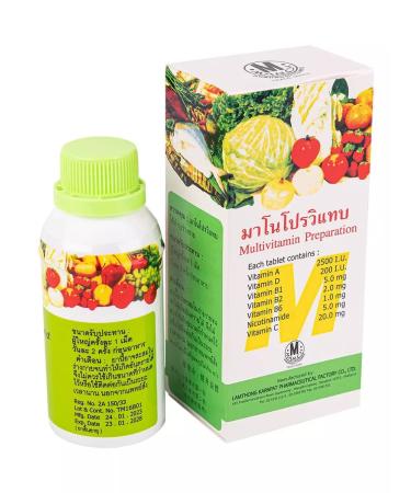 Manoprovitab Polyvitamin complex for children and adults 72 tablets - Buy Online on GoSupps.com