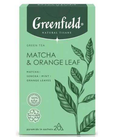 Greenfield Green tea Matcha Orange Leaf 8 UE 20 pcs - Buy Online on GoSupps.com