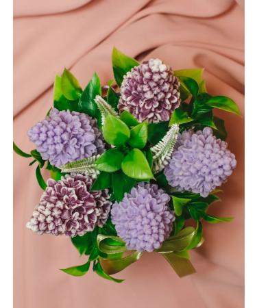 Soap workshop DARENA Handmade soap bouquet of lilacs - Buy Online on GoSupps.com