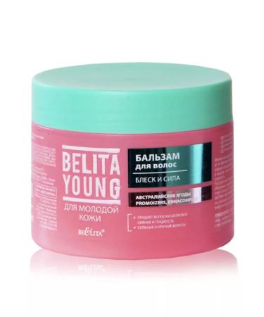 Hair balm shine and strength Belita Young 300 ml - Buy Online on GoSupps.com