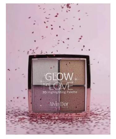 Powder Highliter for the face Glow in Love
