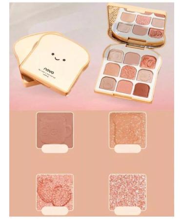 Novo Palette of shadows for the eyelids nude - Buy Online on GoSupps.com