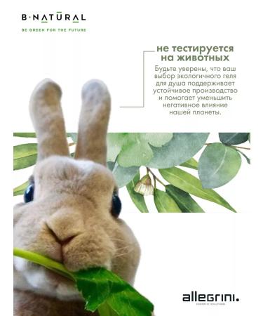 Allegrini Bio gel for shower and hair from vegetable ingredients B-NAT - Buy Online on GoSupps.com