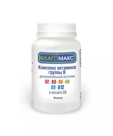 Good health Blagomax Complex of B vitamins B capsules of 0.15 g 90Sh