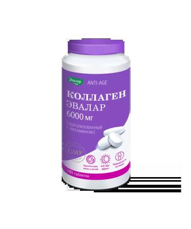 Good health Collagen Evalar 6000mg Anti-Age with vit with a tablet of 1.2 g 1