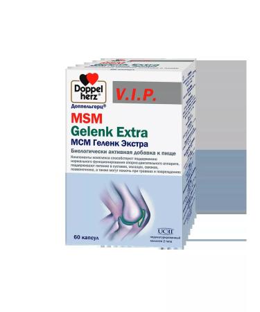 Good health Doppelgerz VIP MSM GELENK Extra capsule weighing 1080mg 60