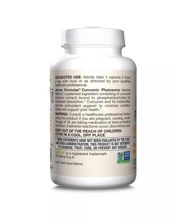 Jarrow Formulas Kurkumin turmeric in capsules Curcumin Phytosome 120 cap - Buy Online on GoSupps.com