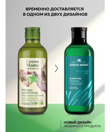 Green Mama Shampoo for oily hair and dry tips 400 ml - 2 pcs - Buy Online on GoSupps.com