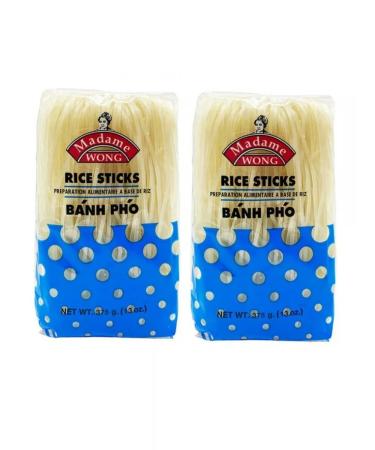 Madame Wong Lapsha rice 3 mm 375 g 2 pcs